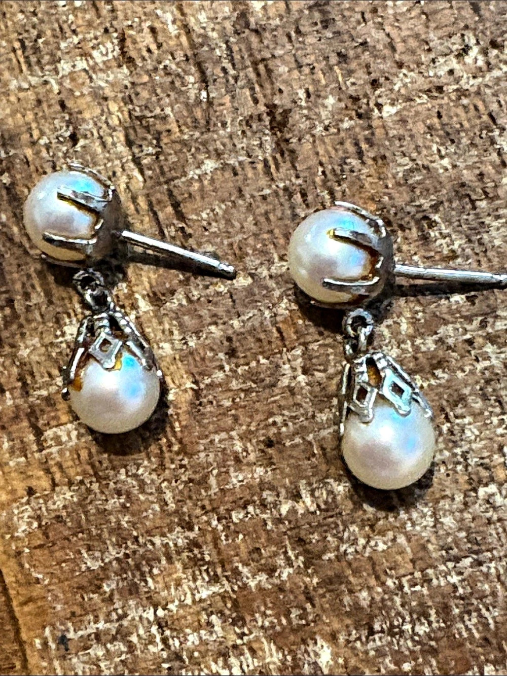 Vintage Pearl Drop Earrings